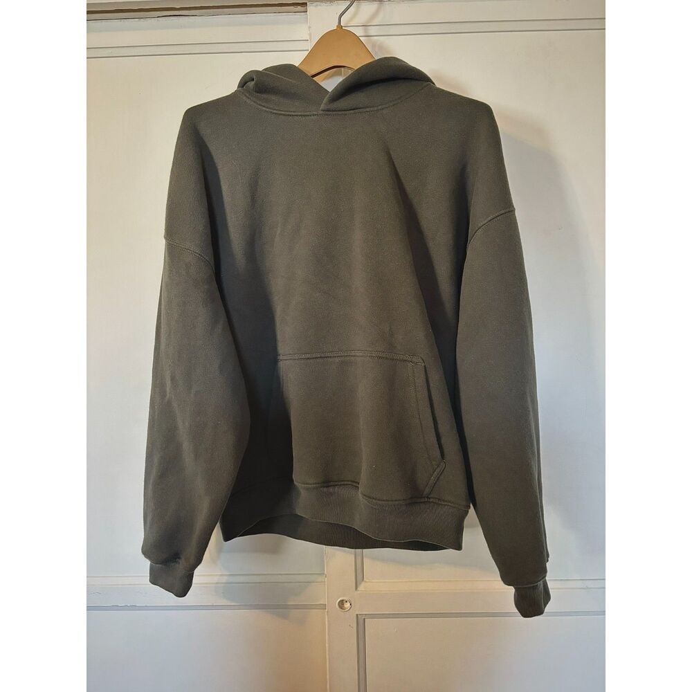 Brooklyn Cloth Heavy Weight Pullover Hoodie • Olive Gray • Medium